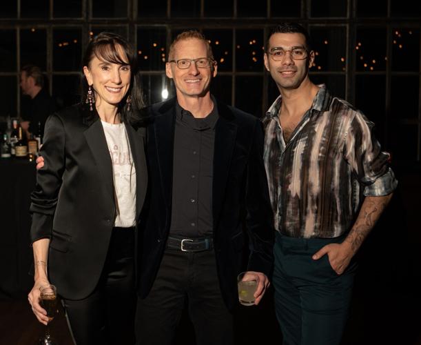 Paula and Tim Friedman and Fernando Rodriguez (company dancer). (Photo by Anderson Photography)