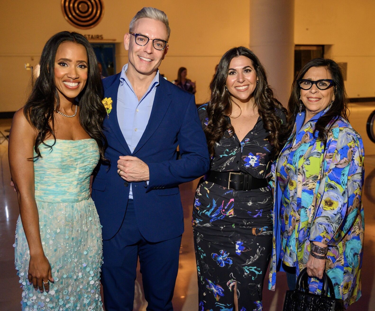 Cortney Hall, Matt Rodrigues, Sidney Roti and designer Maria Pinto. (AC Photography)