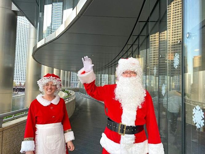 Santa and Mrs. Claus will be on hand during Trump Chicago's River North Pole holiday festivities. | Photo Trump Chicago