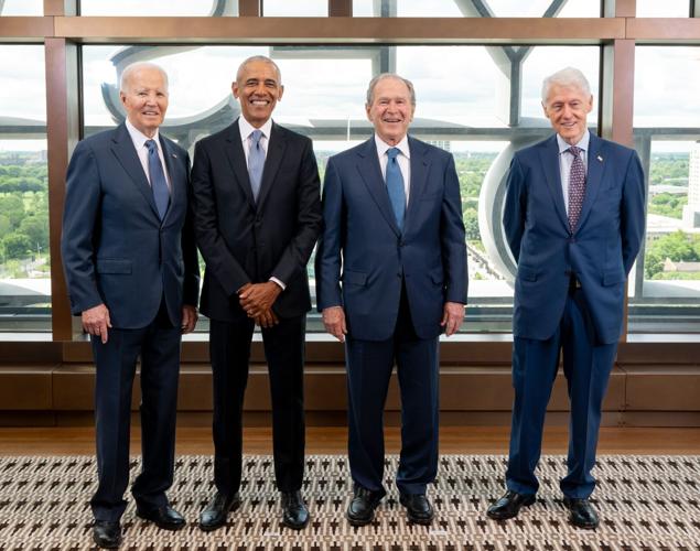 Former Presidents Joe Biden, Barack Obama, George Bush and Bill Clinton were all in attendance for the Obama Center Opening Ceremony June 18. (Photo | The Obama Foundation)