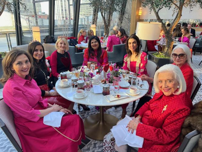 Service Club of Chicago's third annual, festive Valentine's Day tea party at the Ritz. (Photo by Candace Jordan)