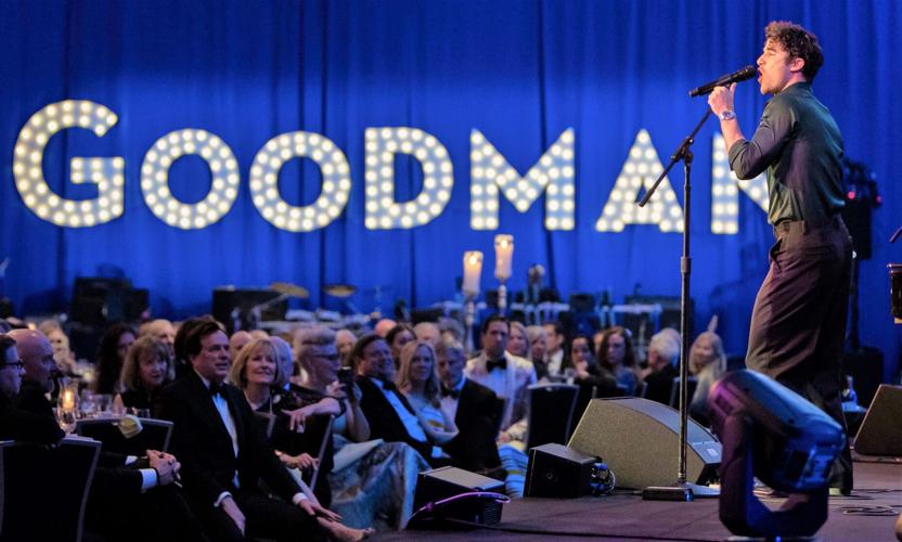 Award-winning actor Darren Criss performed for the Goodman Theatre Gala.