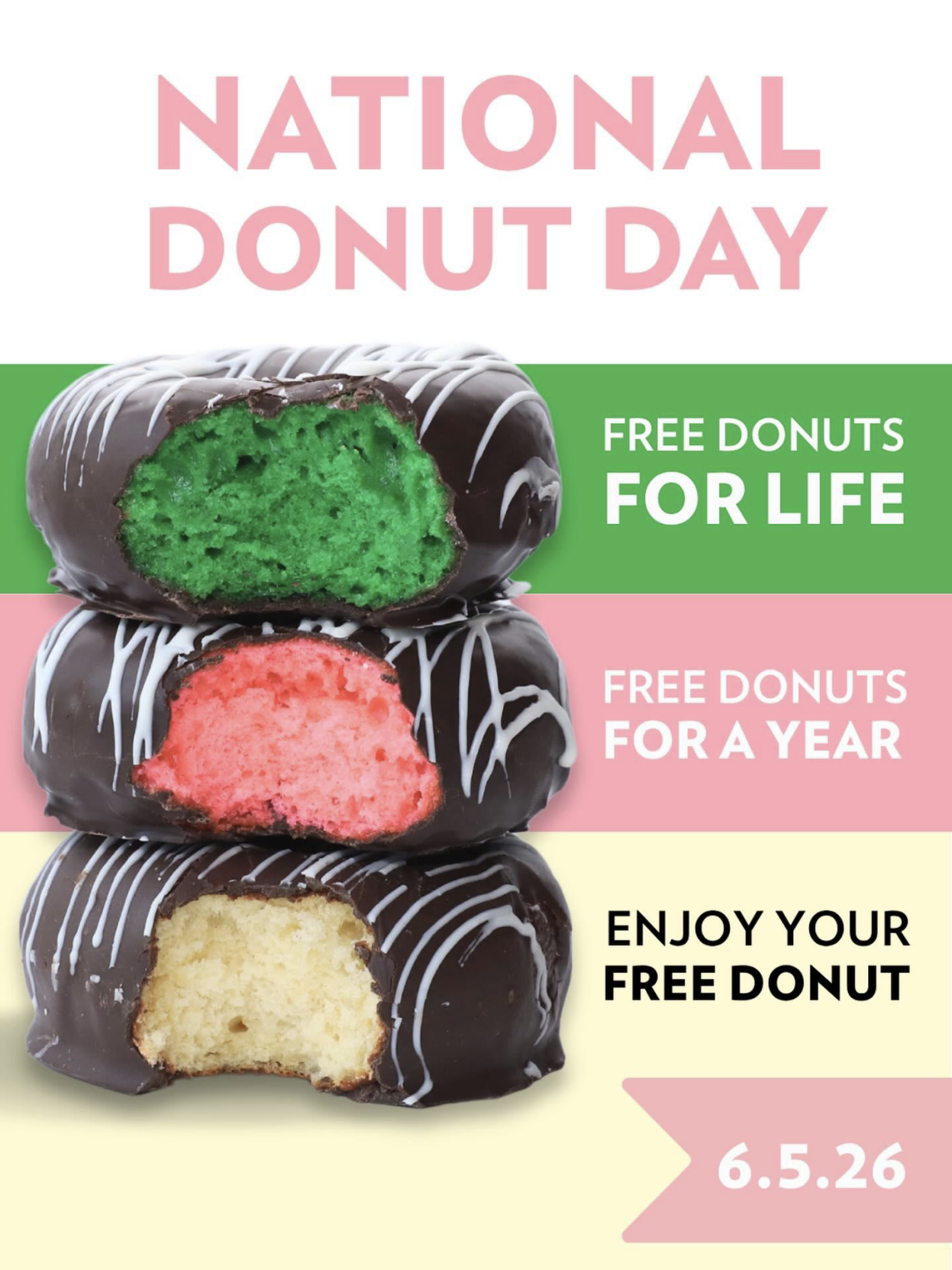 Free donuts for LIFE! Stan’s Donuts’ National Donut Day giveaway, plus other shops to visit Three