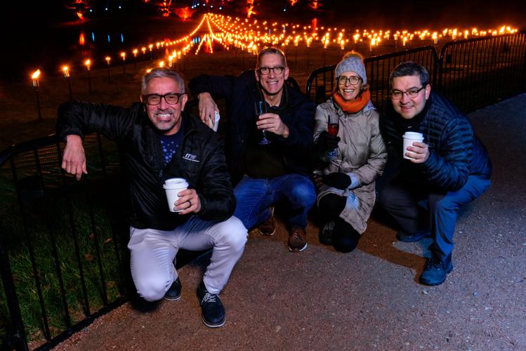 Chicago Botanic Garden Lightscape preview party. (Chicago Botanic photo)