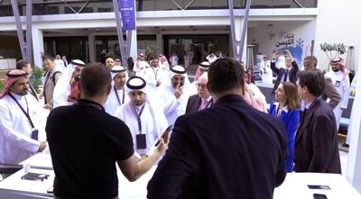 Viasat's direct-to-device demonstration at this week's 'Connecting the World from the Skies' event in Riyadh, Saudi Arabia.