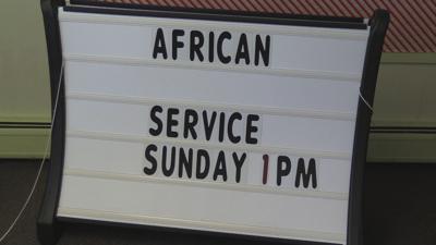 African church service