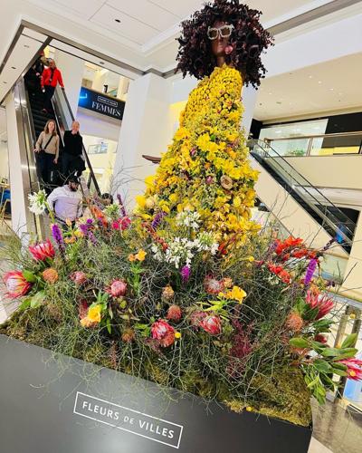 Floral display inspired by Oprah by Bloome.