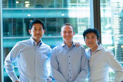 Scrum Ventures' Tak Miyata, Michael Proman and Kazuhiro Kiyoshige