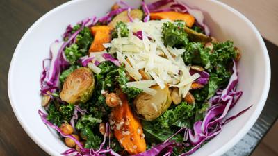 The Goddess and Grocer's Harvest Kale + Quinoa Bowl