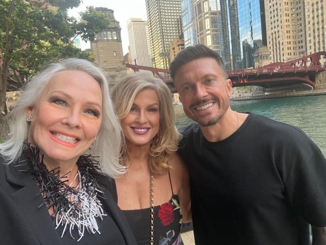 With Noreen Heron and one of NAIA's proud owners, Luke Stoioff.