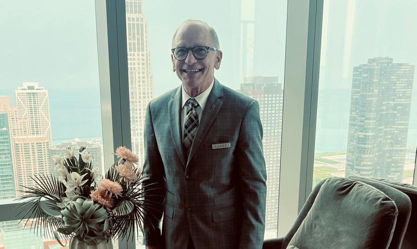 August Doorperson of the Month Larry Hermann, St. Regis Residences, 363 E. Wacker Dr. 1