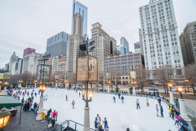 Chicago ice skating