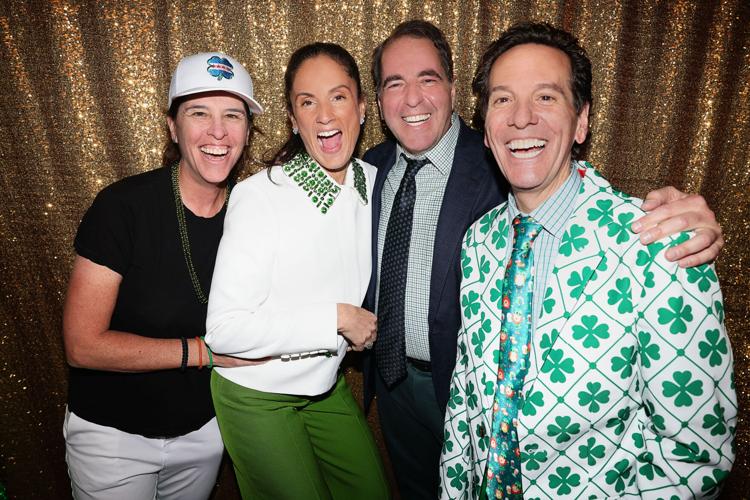Hosts with the most at Gibson's for St. Patrick's Day party- Pam Netzky, Ashley Netzky, Marko Iglendza and Neal Zucker.