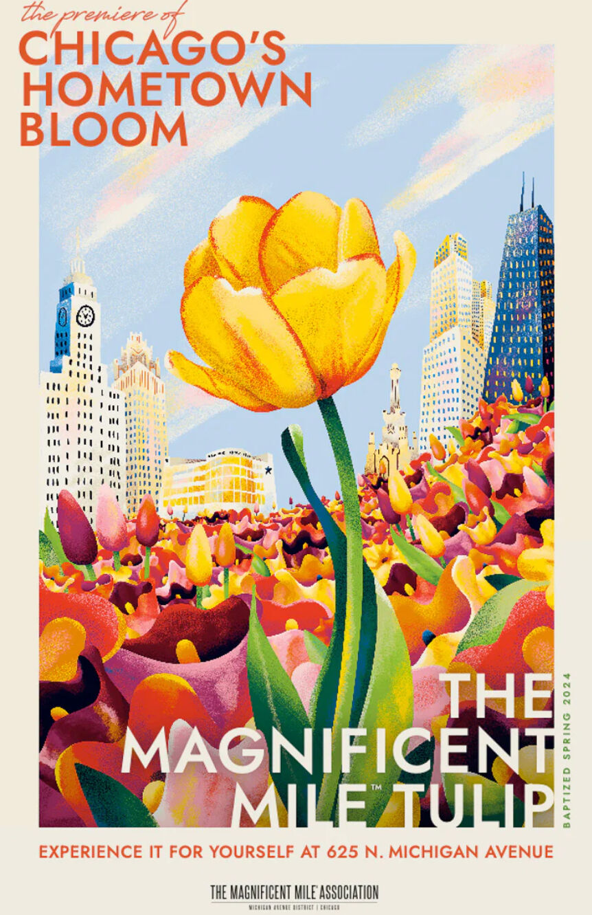 The Magnificent Mile Tulip debuts in Chicago