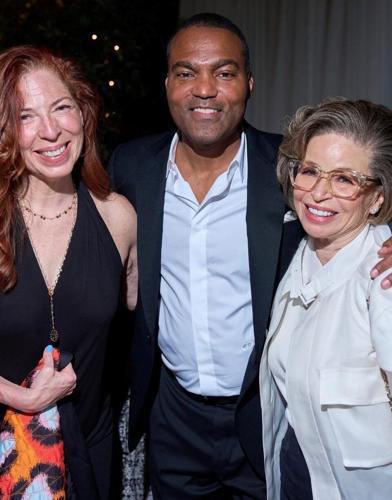 Marc Brooks, Valerie Jarrett (R) and friend. (Parrish Lewis Photography)