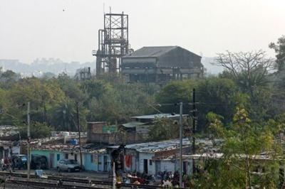 This photograph, taken in November 2024, shows the shuttered Union Carbide factory in Bhopal