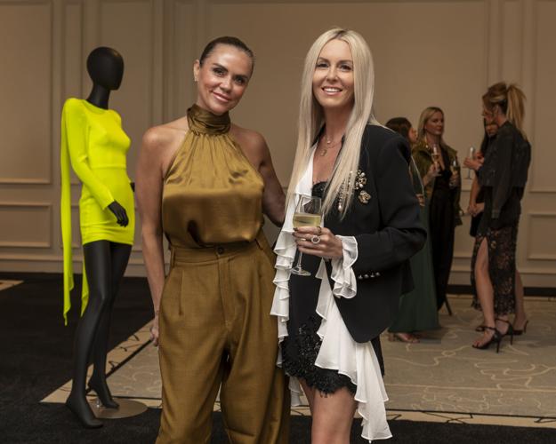 Bridget Daley (founder 84Rockwell and CMO at Janet Mandell) with friend (Photo by Gerald Eustaquio)
