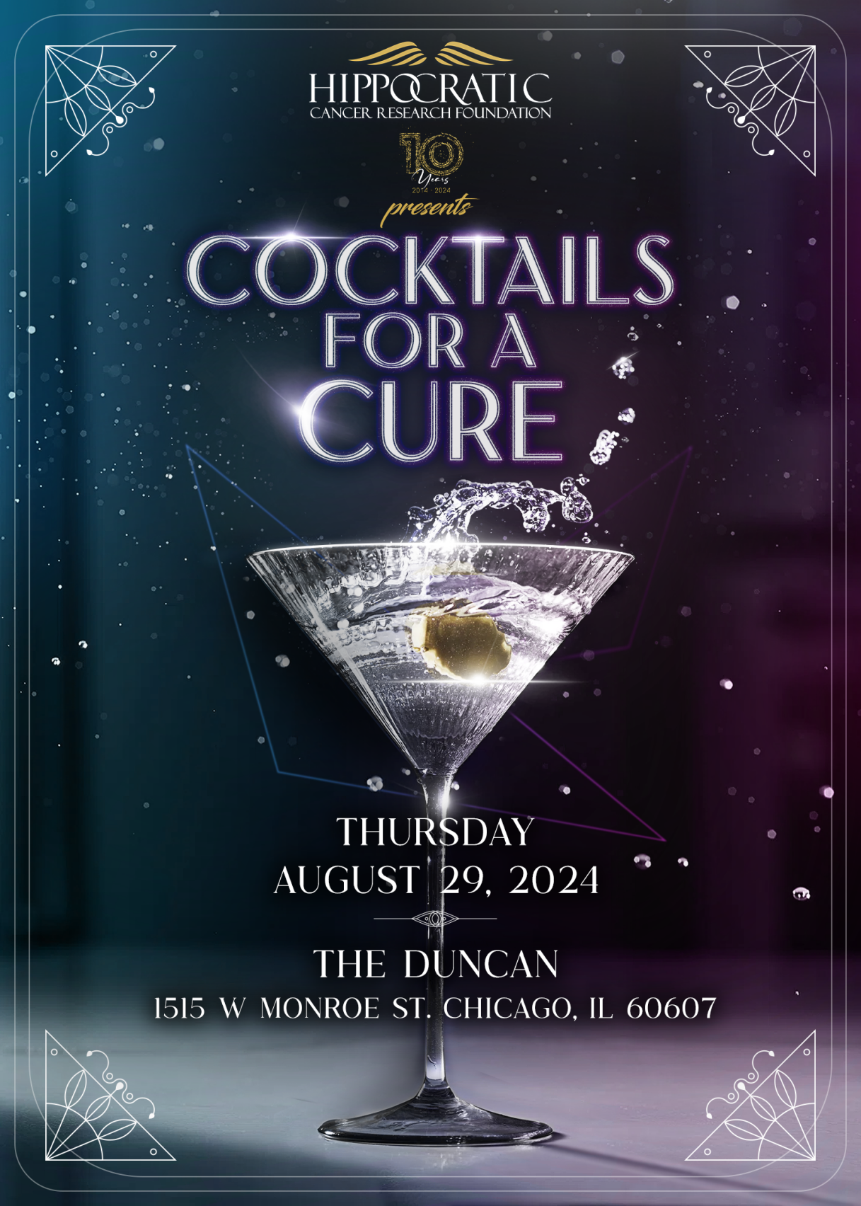 'Cocktails for a Cure' on Aug. 29 at The Duncan, 1515 W. Duncan.