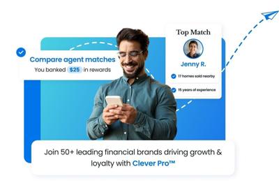 Join 50+ leading financial brands driving growth and loyalty with Clever Pro