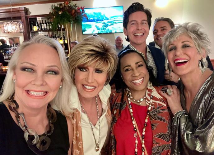 Chilli Pepper was the life of every party. Here she is at her last birthday at Mia Francesca with Shell Reyes, Frank Jeffery, Todd Hatoff and Maria Pappas.