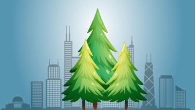 Chicago Christmas tree 2