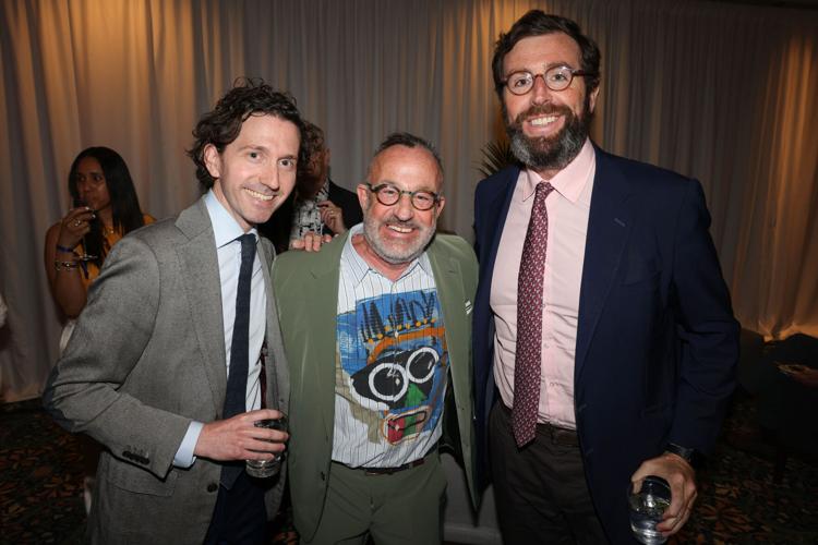 Gary Metzner (Sotheby's Sr. VP/ Head of Office, center) and friends.