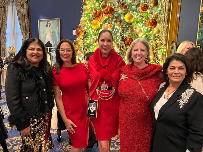 Service Club supporters at annual Holiday Luncheon benefit.