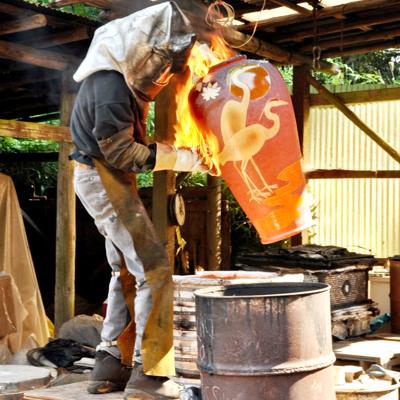 Clay art show heating up
