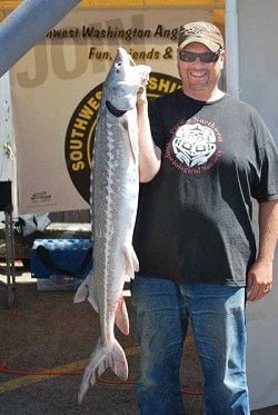 Sturgeon fishing columbia river guides