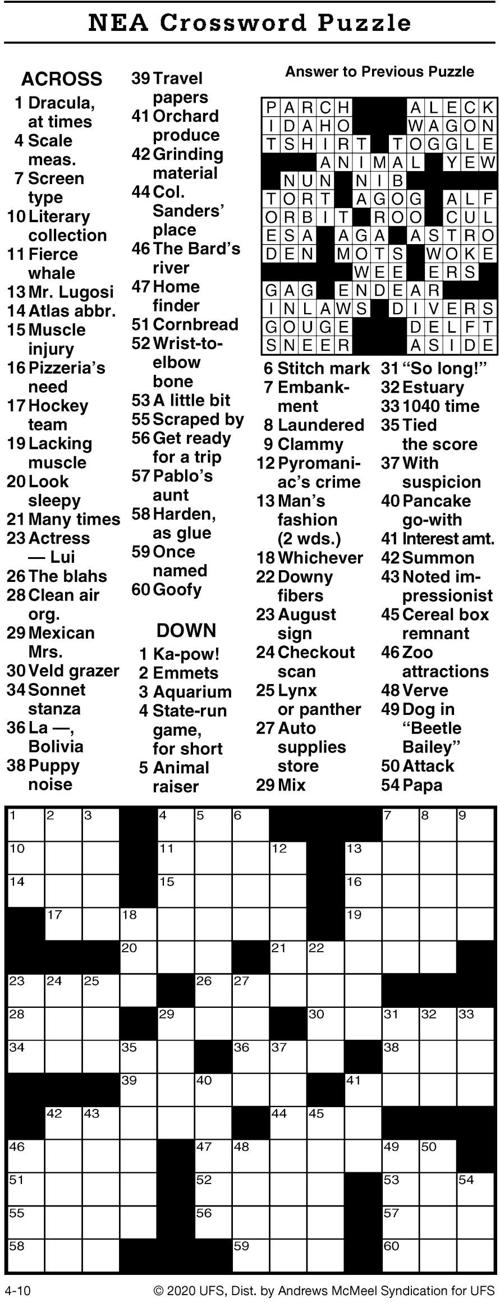 Crossword March 21