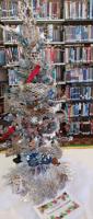 Yuletide trees and mystery books
