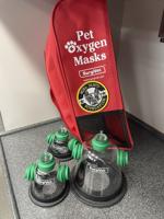 Upland emergency departments receive oxygen masks for pets