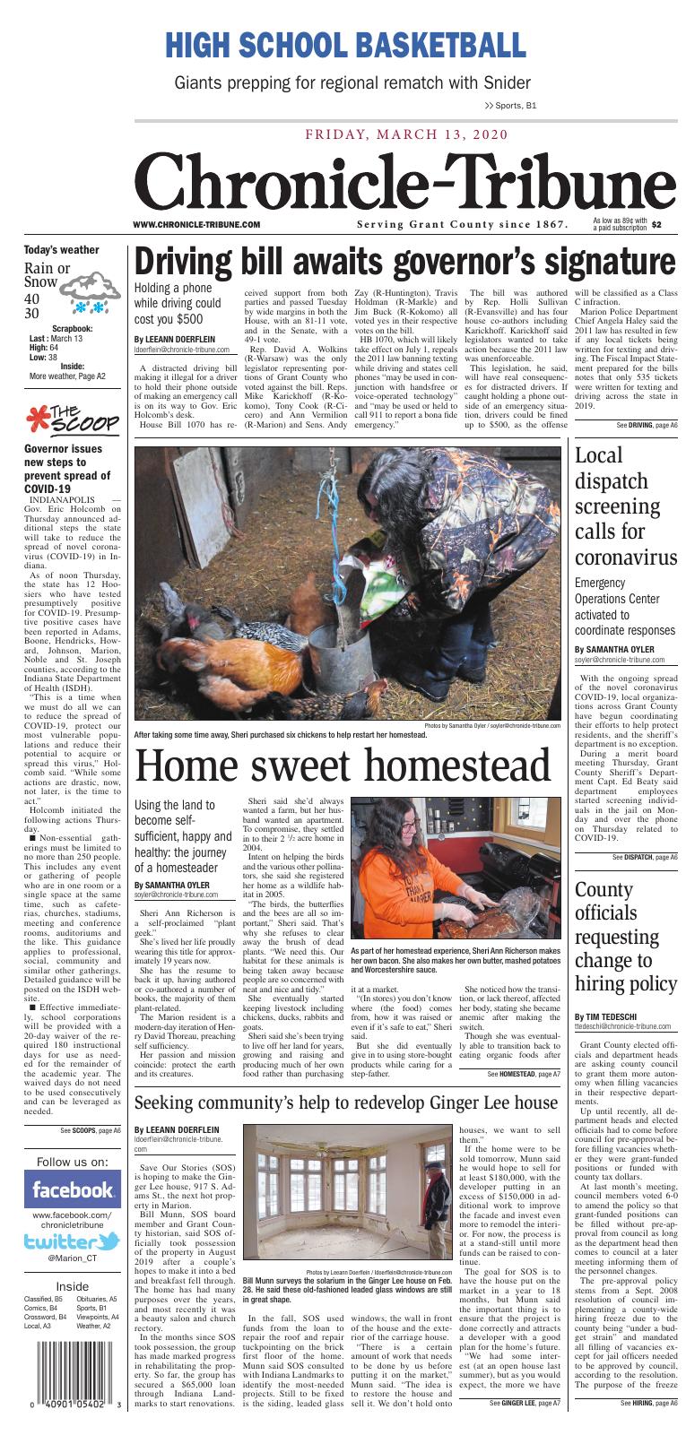 Page A1 | e-Edition | chronicle-tribune.com