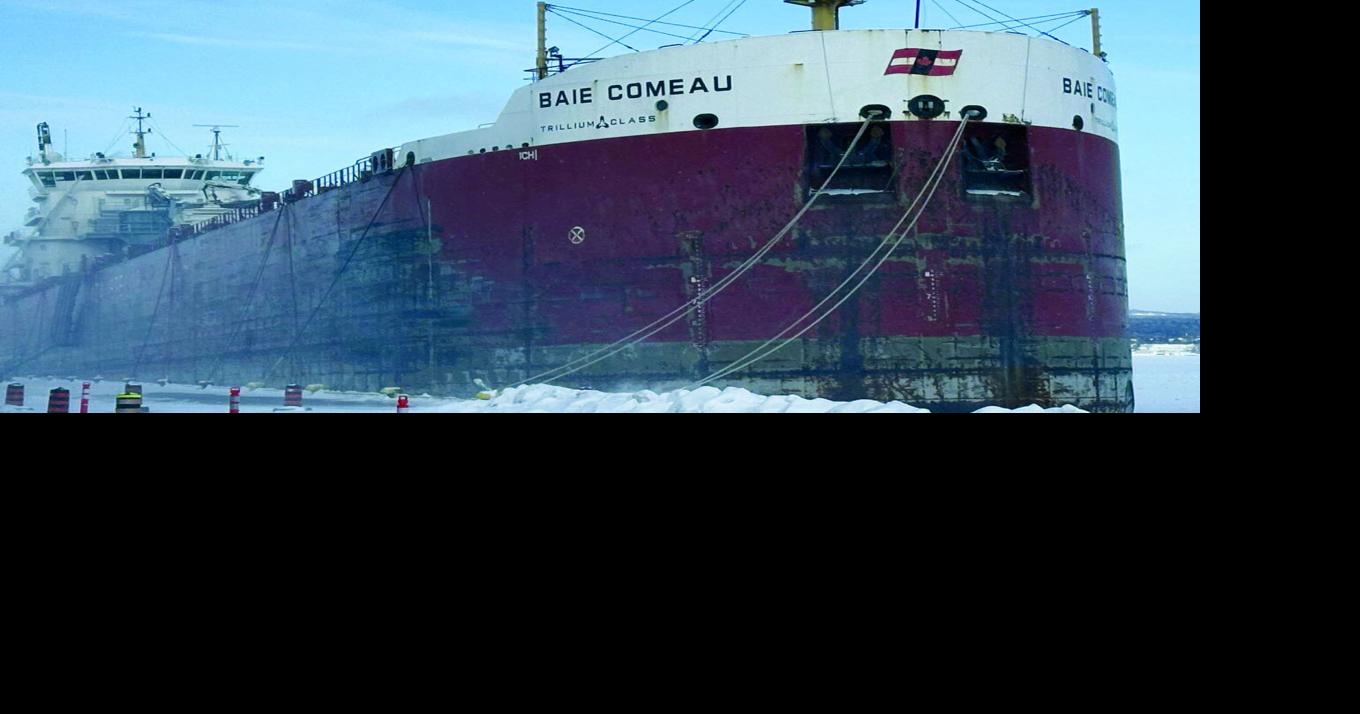 Only 1 ship wintering at port