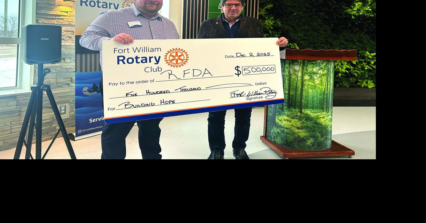Food-bank supplier receives big cheques