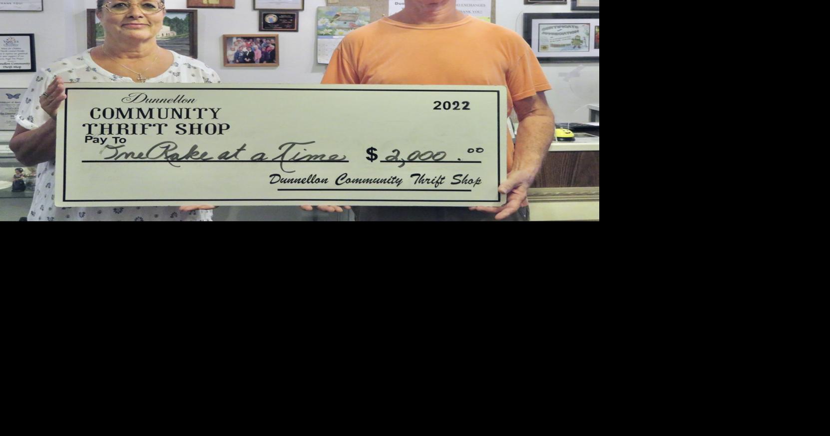 Dunnellon Community Thrift Shop donations in July Local News