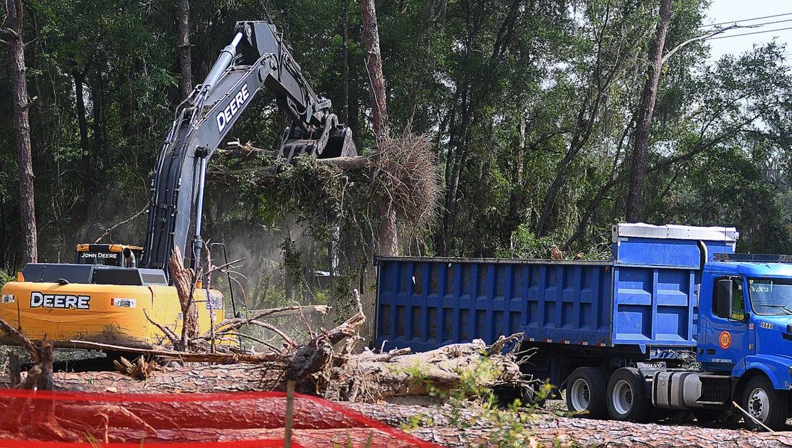 Land Clearing Begins For New Rock Crusher Circle K Local News Chronicleonline Com