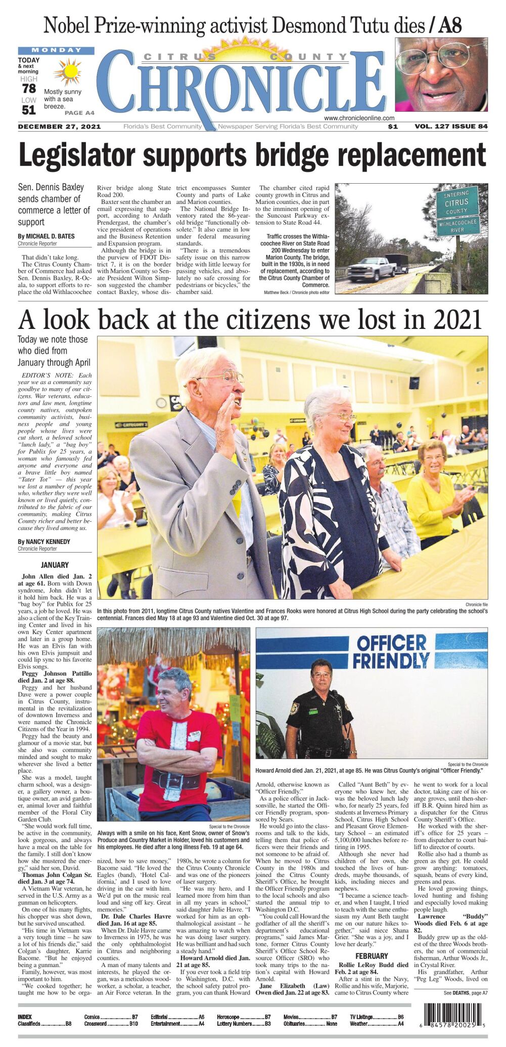 Citrus County Chronicle Dec 27, 2021 eedition Eedition