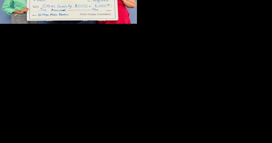 Duke Energy donates to county for storm preparedness - Vimarsana News