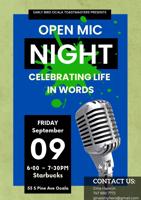 Early Bird Ocala Toastmasters is hosting a free open mic event