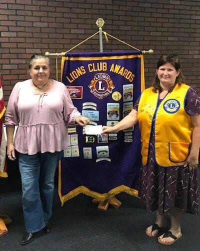 Inverness Lions Club donates to Special Olympics