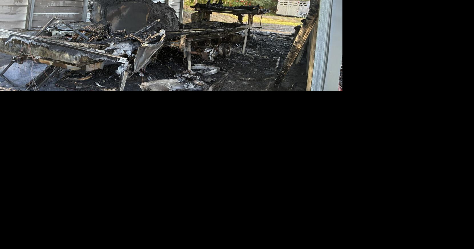 Horses alert homeowners to RV fire in Inverness
