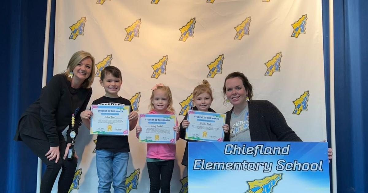 Chiefland Elementary School's November Students of the Month Local