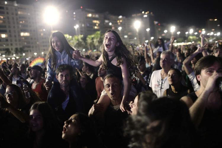 Lady Gaga AP PHOTOS: Lady Gaga rocks Copacabana Beach with a free concert for
