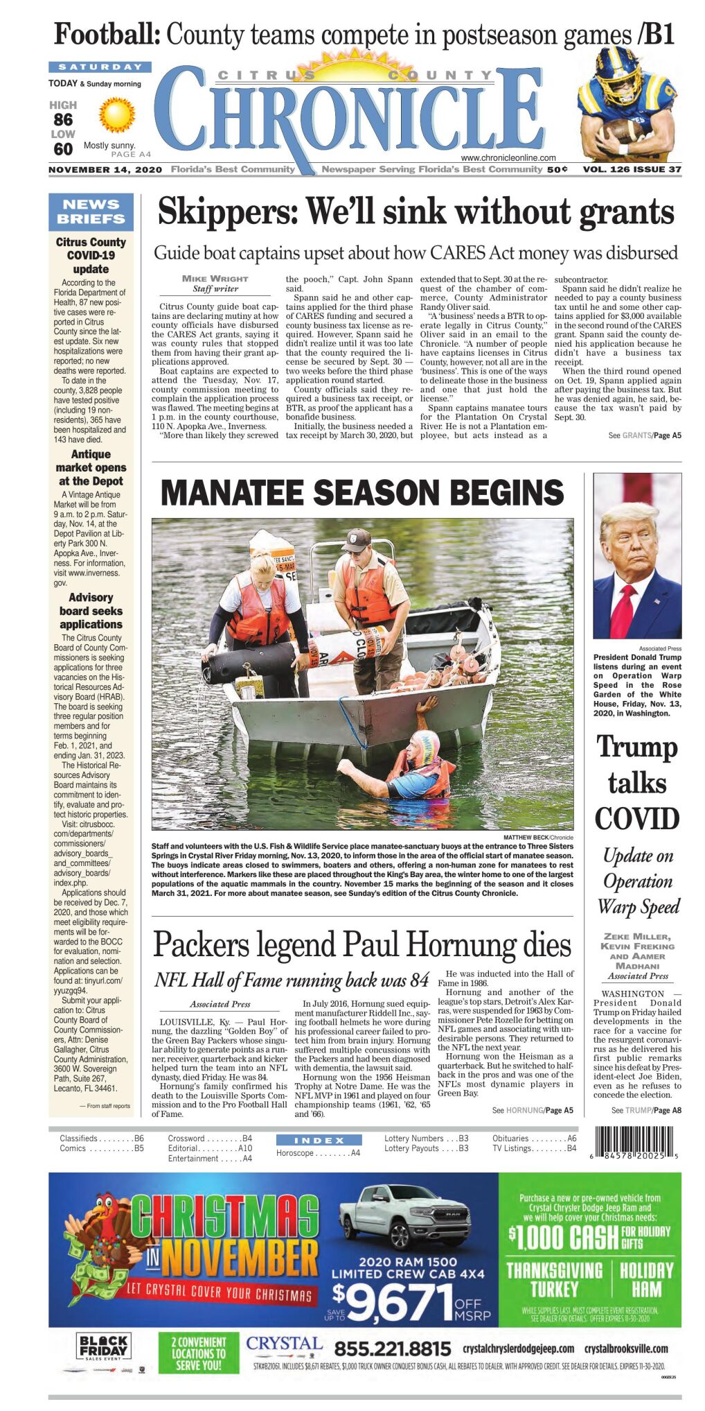 Citrus County Chronicle Nov 14, 2020 e-edition | E-edition ...