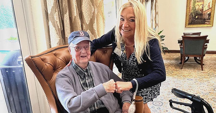 102 and enjoying his loner lifestyle
