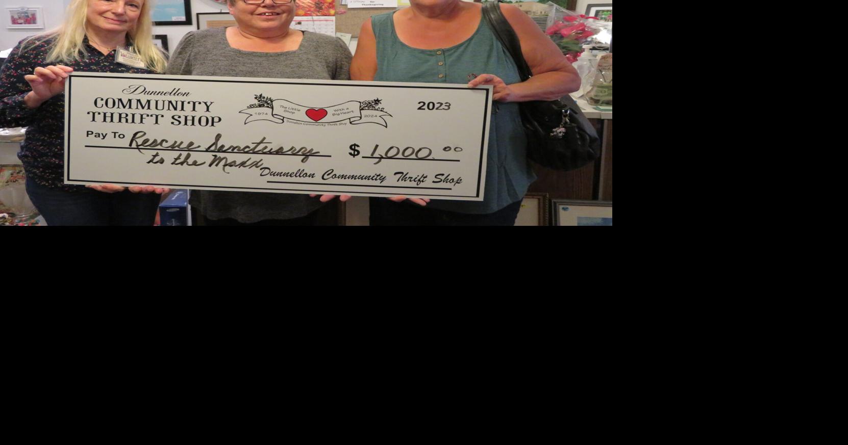 Dunnellon Thrift Shop makes several community donations Lifestyle