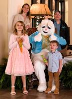 The Easter Bunny hopped by Wakulla Springs