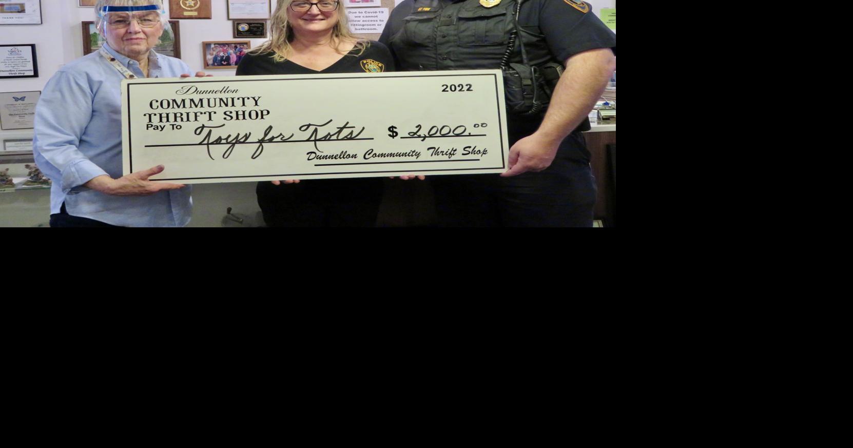 Dunnellon Community Thrift makes Toys for Tots donation Local News