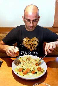 Reigning Pasta Eating Record Holder Begins Annual Olive Garden